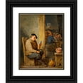 thumbnail image 1 of David Teniers The Younger 20x24 Black Ornate Framed Double Matted Museum Art Print Titled: The Empty Mug (1668), 1 of 5