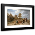 thumbnail image 1 of David Teniers The Younger 24x19 Black Modern Framed Museum Art Print Titled - Gypsies in a Landscape, 1 of 5