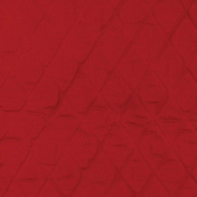 David Textiles 42 Cotton Double-Faced Quilt Solid Fabric By the Yard, Red  