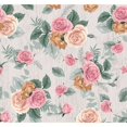thumbnail image 1 of David Textiles 44" Cotton Antique Rose Fabric by the Yard, White, 1 of 3