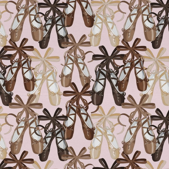 David Textiles 44" Cotton Ballet For All Fabric By the Yard, Pink