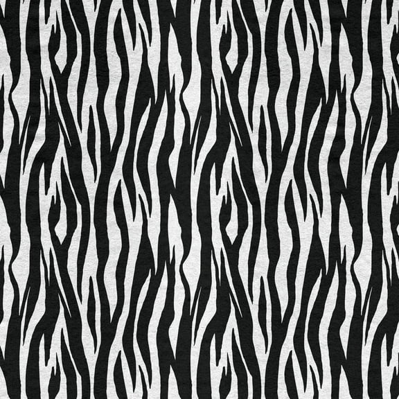 David Textiles 57" Chiffon Tiger Fabric By the Yard, White|Black