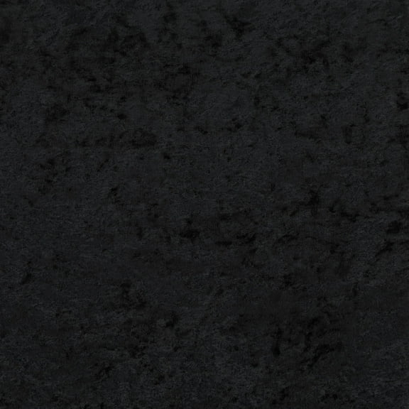 David Textiles 58" Crushed Panne Velvet Fabric by the Yard, Black