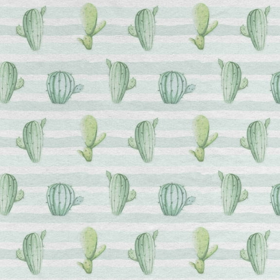 David Textiles 58" Poly Spandex Succulent Stripe Fabric By the Yard, Sage