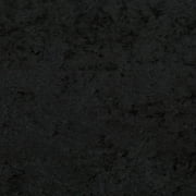 David Textiles 58" x 1.5 yd Polyester Crushed Panne Velvet Precut Fabric, Black