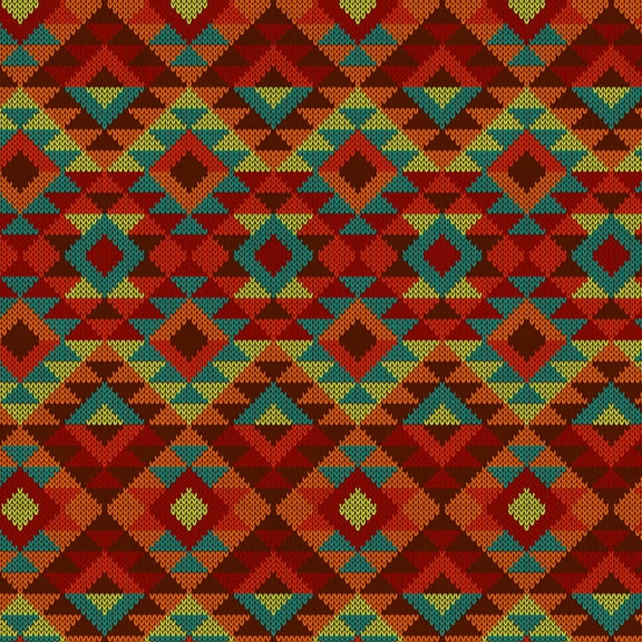Mainstays 1.5 Yards 100% Polyester Brushed Fleece Block Argyle, Multi-color, 60" Wide for Crafts