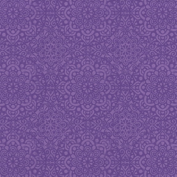 Waverly Inspirations 44" Amadora Medallion Sewing & Craft Fabric by the Yards, Lavender