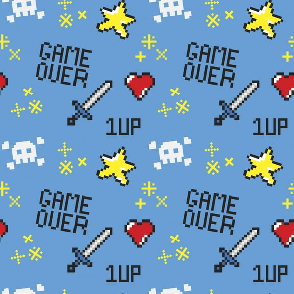 David Textiles Gamer Cotton 1 Yard Fabric Cut