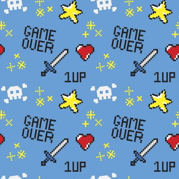 David Textiles Gamer Cotton 1 Yard Fabric Cut