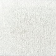 Mainstays 1.5 Yards 100% Polyester Sherpa Solid, White, 60" Wide for Crafts