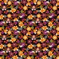 thumbnail image 1 of David Textiles, Inc. 21" x 18" 100% Cotton Hallow Flowers Precut Sewing & Craft Fabric, Black, 1 of 3