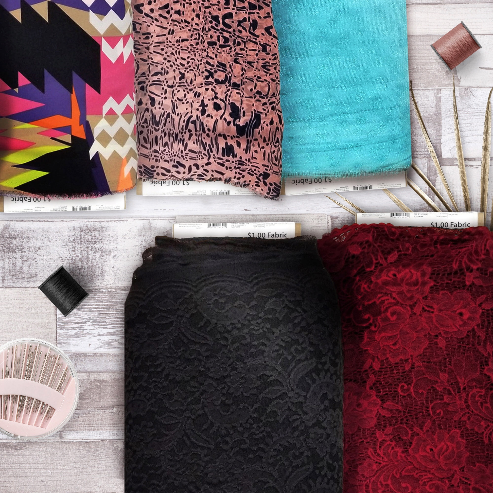 David Textiles, Inc. Assorted Sewing & Craft Fabric by the Yard