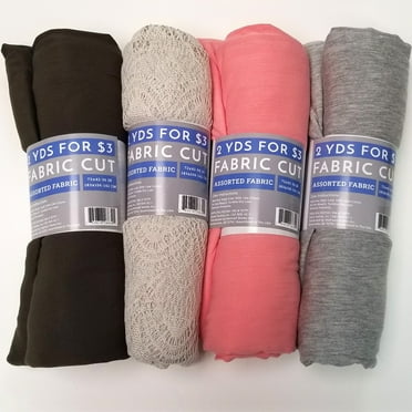 David Textiles Inc. Sewing & Craft Fabric Precut 2 yd, Assorted