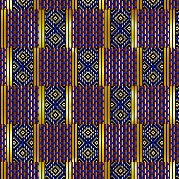 David Textiles Kaftan Quilt 100% Cotton Fabric by The Yard
