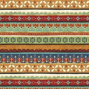 DAVID TEXTILES, INC. David Textiles La Vida Loca 44" Cotton Sewing & Craft Fabric 1 yd Pre-cut, Multicolor