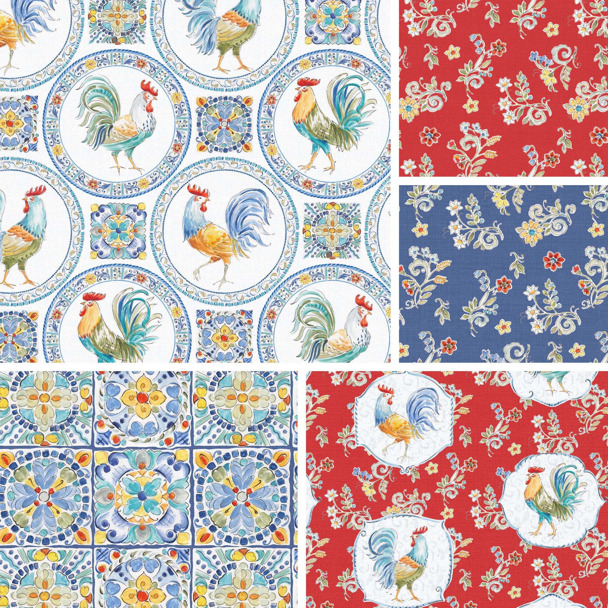 David Textiles Morning Bloom Medallion Cotton 1 Yard Fabric Cut