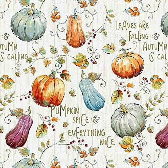 David Textiles Pumpkin Patch CBY 100% Cotton Fabric sold by the yard