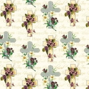 David Textiles Religious Faith 36" Cotton Sewing & Craft Fabric 1 yd Pre-cut, Multi-Color