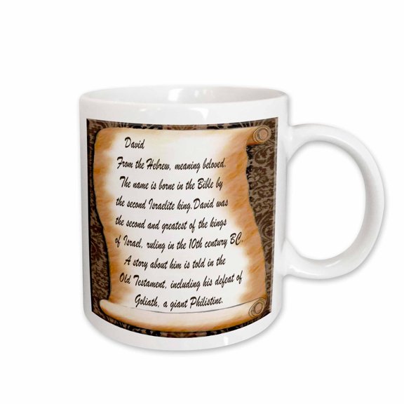 3drose, David the Meaning, 15oz Mug