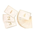 thumbnail image 1 of David Tutera Modern Geometric Table Number Cards With Gold Foil, 1 of 1