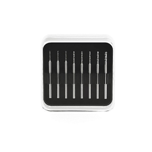 David Union M1001 Twist Drill Bits Set for Hobbyist Modeler 8 pcs