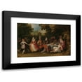 thumbnail image 1 of David Vinckboons 14x11 Black Modern Framed Museum Art Print Titled - Garden Party (Country Party) (C. 1610), 1 of 5