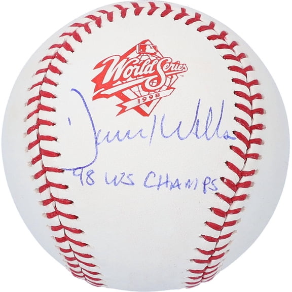 David Wells New York Yankees Autographed 1998 World Series Logo Baseball with "1998 WS Champs" Inscription - Fanatics Authentic Certified