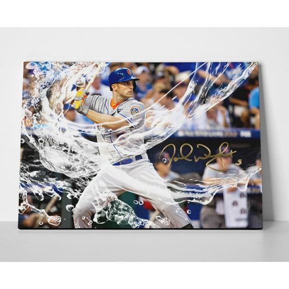 David Wright Baseball Poster or Wrapped Canvas