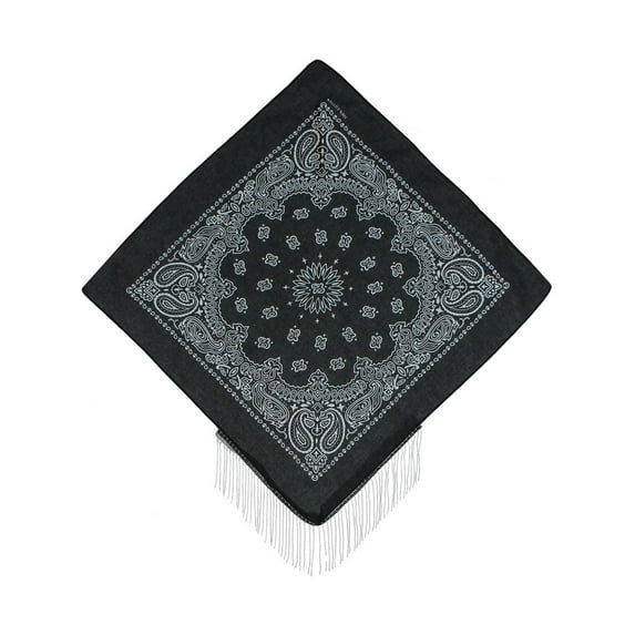 David & Young Bling Chain Fringe 21 x 21 Bandana (Women)