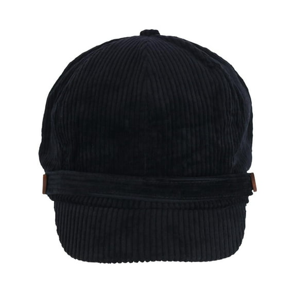 David & Young Corduroy Cabbie Hat with Buttons (Women)