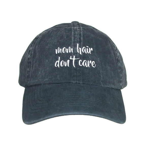 David & Young Cotton Mom Hair Don't Care Baseball Cap (Women)