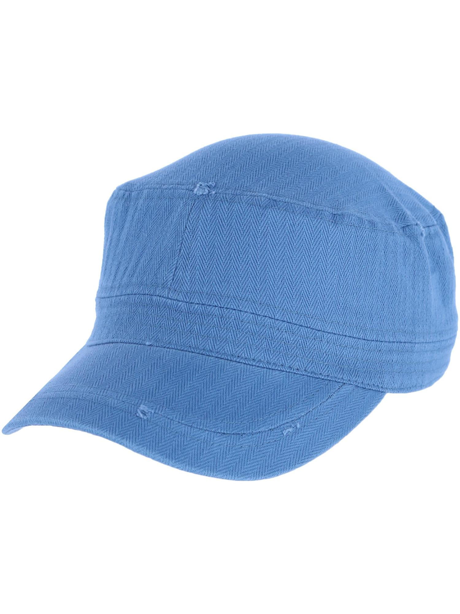 David & Young Distressed Solid Color Cadet Hat (Women)