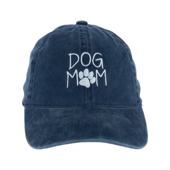 David & Young Dog Mom Embroidered Baseball Cap (Women)