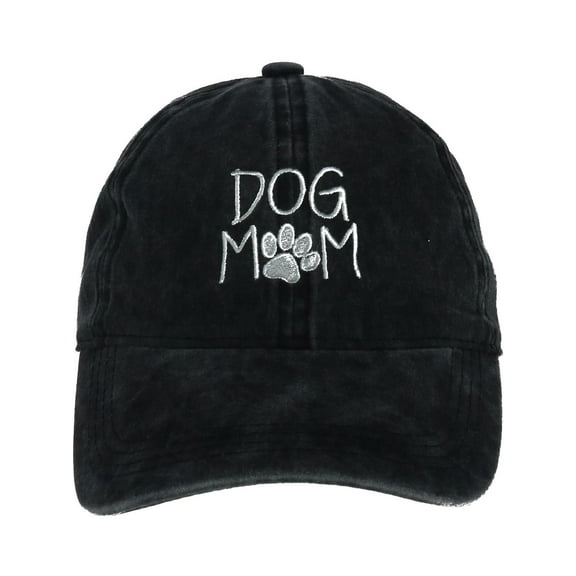 David & Young  Dog Mom Embroidered Baseball Cap (Women)