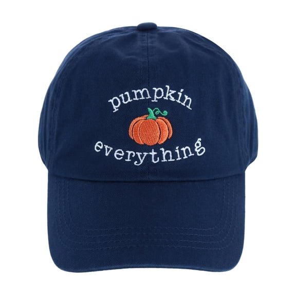 David & Young  Pumpkin Everything Stone Washed Baseball Cap (Women)