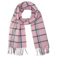 thumbnail image 1 of David & Young Soft Plaid Winter Scarf, 1 of 2