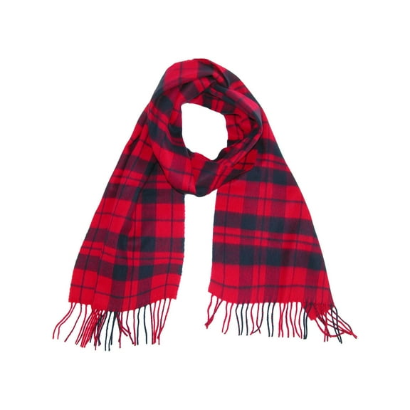 David & Young Soft Plaid Winter Scarf