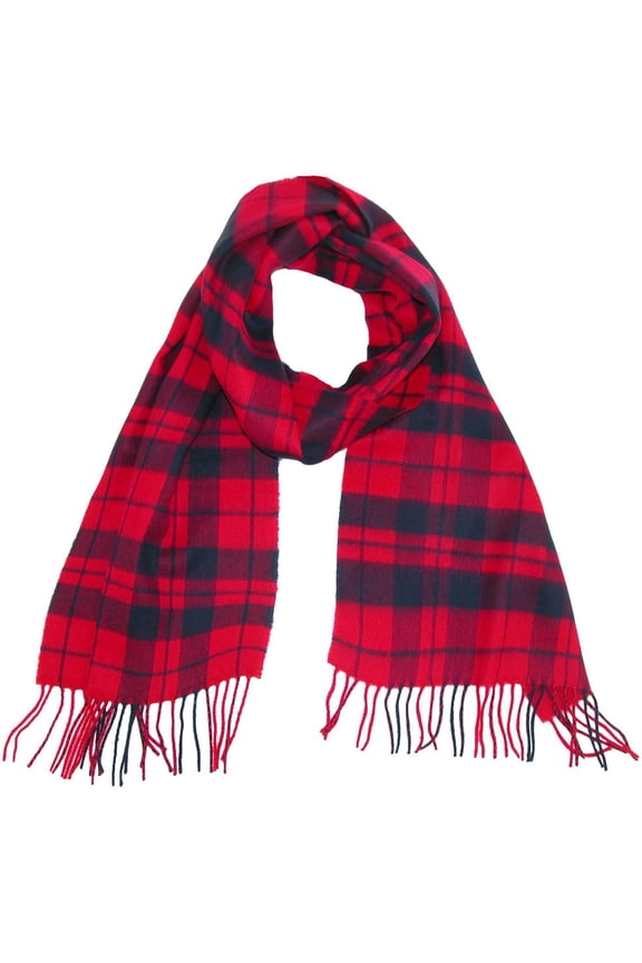 David & Young Soft Plaid Winter Scarf