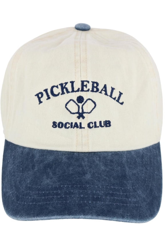 David & Young Unisex Pickleball Social Club Two Toned Baseball Hat