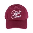 thumbnail image 1 of David & Young  Well Read Washed Embroidered Baseball Cap (Women), 1 of 4