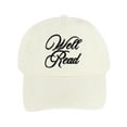 thumbnail image 1 of David & Young  Well Read Washed Embroidered Baseball Cap (Women), 1 of 4