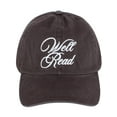 thumbnail image 1 of David & Young  Well Read Washed Embroidered Baseball Cap (Women), 1 of 4