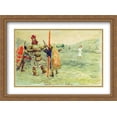 thumbnail image 1 of David and Goliath 2x Matted 38x28 Large Gold Ornate Framed Art Print by Repin, Ilya, 1 of 2