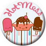 David and Goliath Hot Mess Ice Cream Button 81617