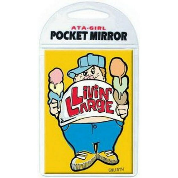 David and Goliath Livin Large Pocket Mirror 50650