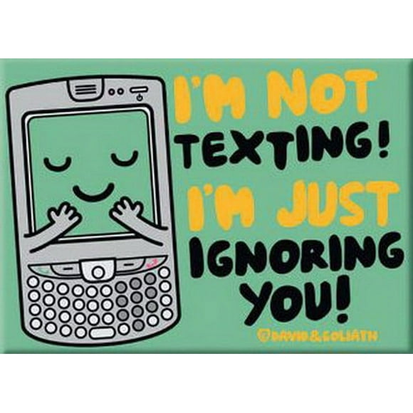 David and Goliath Not Texting Pocket Mirror 50736