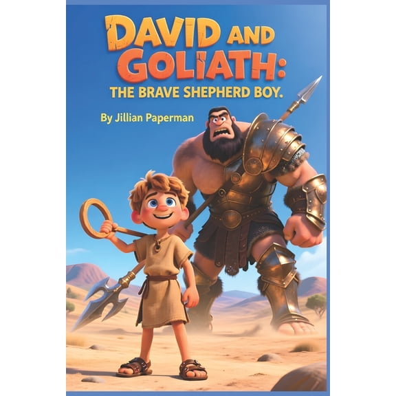 David and Goliath: The Brave Shephard Boy: A child-friendly retelling of David and Goliath about bravery, bullying, and , (Paperback)