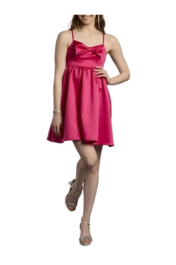 strapless open back dress Strapless Satin Prom Dress with Bow, Sweetheart Neckline & Beaded Bodi –  Viniodress