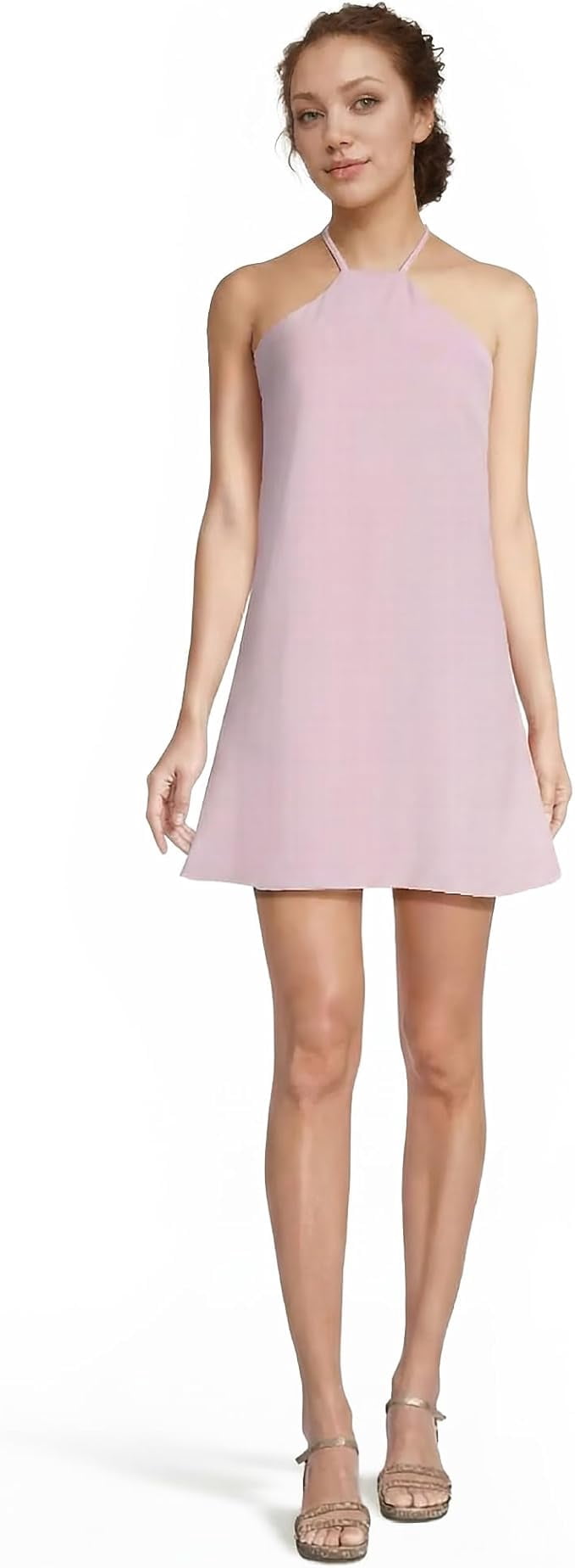 white christmas dresses TRAPEZE DRESS - MODEL 4 - YARA