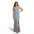 thumbnail image 1 of David’s Bridal, The Edit by DB Studio Women's Formal Sheath Dress with Asymmetrical Straps, Full Length, Jersey, 1 of 6